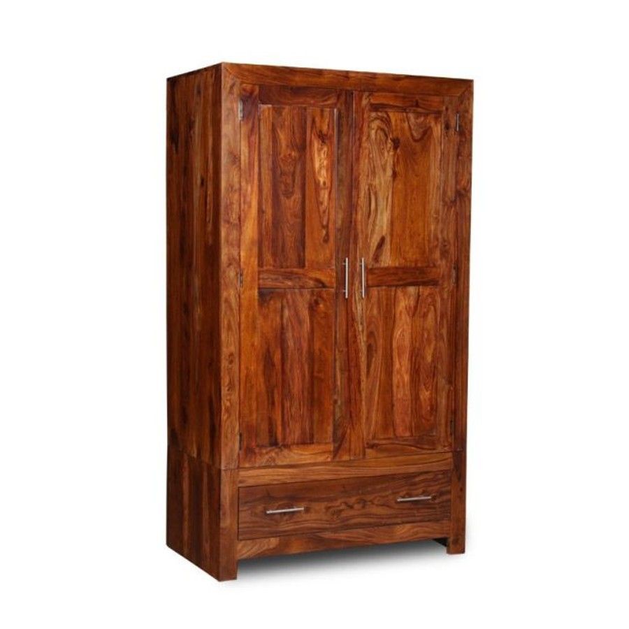 Wooden on sale cube wardrobe