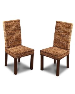 Set of 2 Rattan Havana Dining Chairs