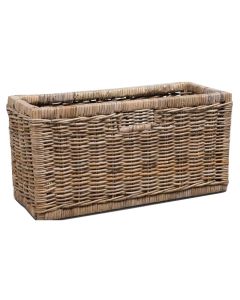 Rattan Wicker Bookcase Basket