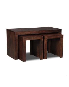 'Water Damaged' Mango Wood Side Tables (WD5)