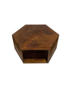 Geo Mango Hexagon Coffee Table - In Stock