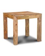 Light Mango Wood 80cm Dining Table - In Stock